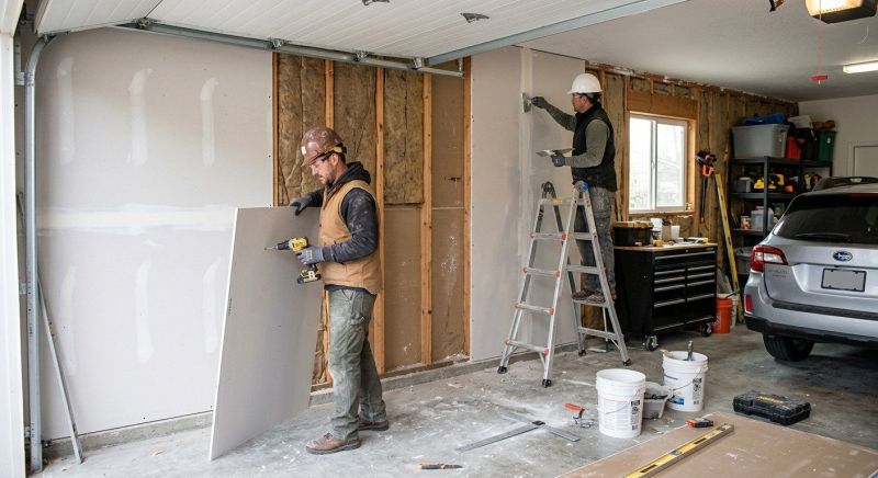 Garage Wallboard Installation in Alpharetta, GA