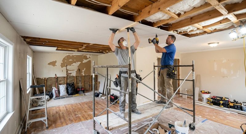 Ceiling Drywall Replacement in Denver, CO