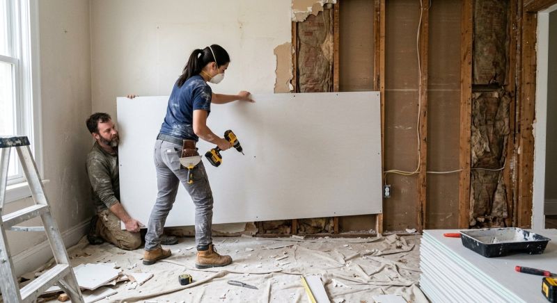 House Drywall Installation in Denver County, CO
